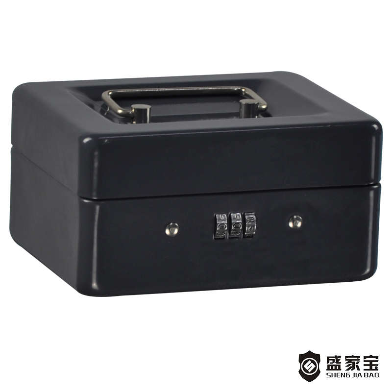 100% Original China Cash Box - SHENGJIABAO Combination Lock Portable Metal Cash Lock Box 6″ SJB-150CBM  – Wansheng