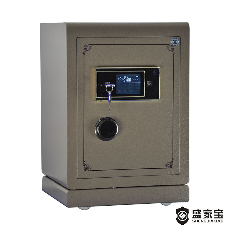 Excellent quality China Electronic Office Safe Box Supplier - SHENGJIABAO Sturdy base Security File Safe Cabinet Money Safe With Laser Cutting Process SJB-SL53BDH – Wansheng