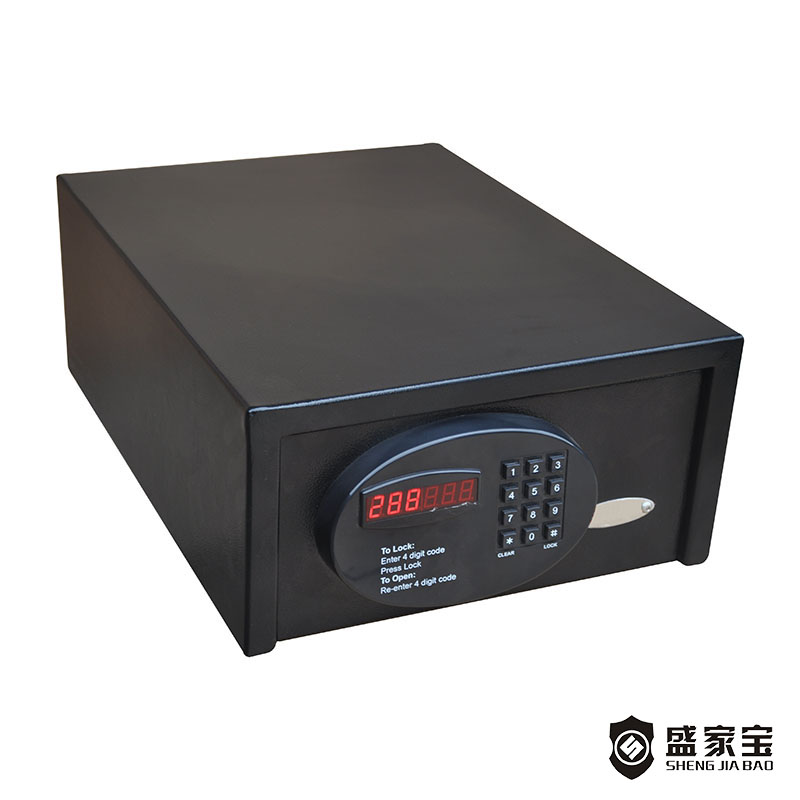Best quality Digital Hotel Safe Box - SHENGJIABAO Electronic Motorized System LCD Hotel Drawer Safe SJB-M180DD – Wansheng