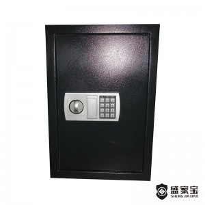 SHENGJIABAO Simple Programmable 3-8 Zenbaki Kodea Seriotasuna Ezkutuko Elektronikoa Safe Wall muntaia SJB-W53ED