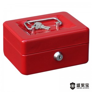 SHENGJIABAO Wholesale Kids Money Safe Box With Lock 6″ SJB-150CB