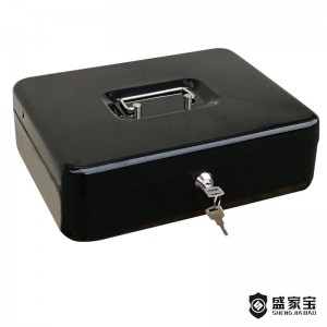 SHENGJIABAO Supermarket Portable Mini Money Storage Box Cash Drawer With Cover 12″ SJB-300CB-E