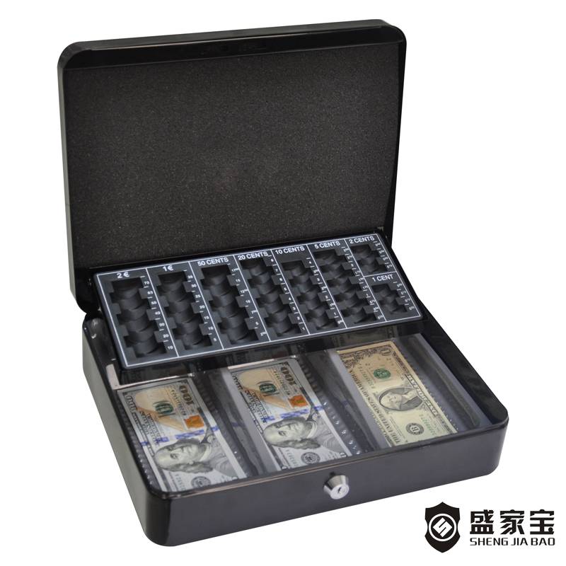 Cheap price Shengjiabao Cash Box – SHENGJIABAO Supermarket Use Euro Tray Money Box Cash Box 12″ SJB-300CB-E3  – Wansheng