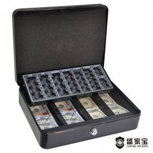 SHENGJIABAO Hot Selling Money Drawer For Euro Coin Cash Box 12″ SJB-300CB-E4