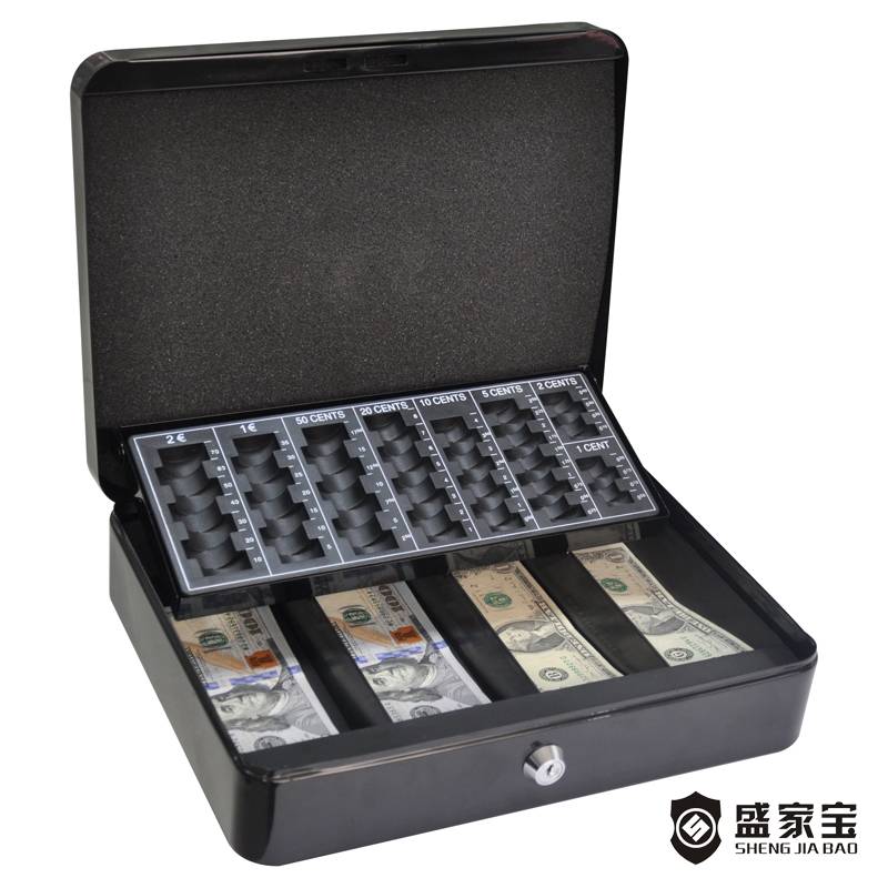 Manufacturer for Cash Deposit Box - SHENGJIABAO Hot Selling Money Drawer For Euro Coin Cash Box 12″ SJB-300CB-E4 – Wansheng