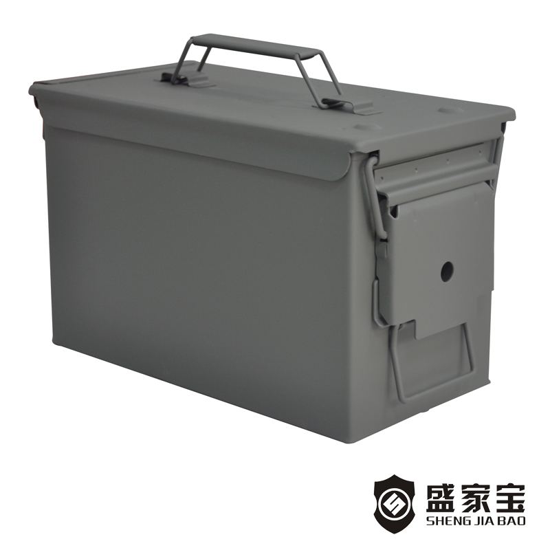 Excellent quality Gun Organizer - SHENGJIABAO Waterproof Bullet Box Metal Ammo Can Tool Box 50 Cal SJB-AB50C – Wansheng