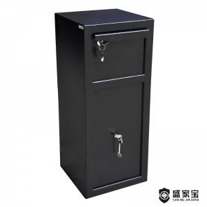 SHENGJIABAO Front Loading Key Lock Security Deposit Safe Box SJB-D60K