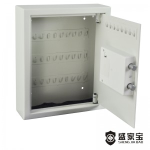 SHENGJIABAO Wall Mounted Electronic Key Cabinet For 48 Keys SJB-KC48EW