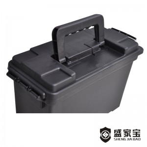 SHENGJIABAO Plastic Weatherproof Tool Box Ammo Can Bullet Case 30 Cal SJB-PAB13