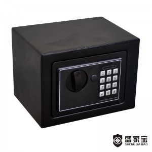 SHENGJIABAO LED Latar Belakang Mini Digital Safe Box SJB-S17EN-L