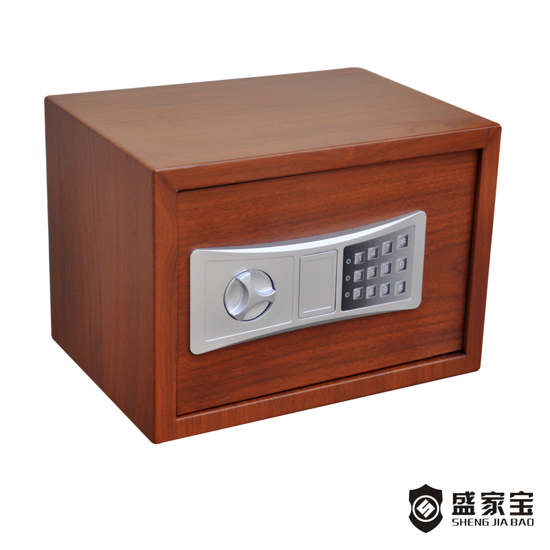 SHENGJIABAO Caja de seguridad de depósito de cerradura electrónica promocional efectiva de madera Serie EG