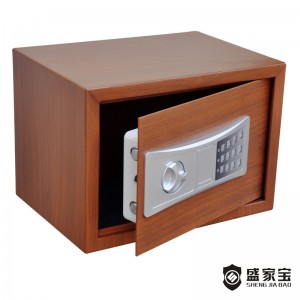 SHENGJIABAO Wood Effective Promotional Electronic Lock Deposit Safe Box EG Series