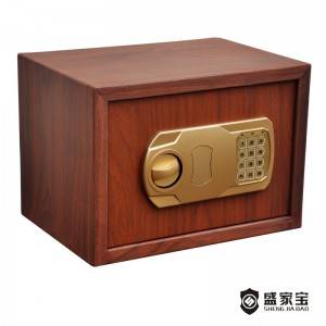 SHENGJIABAO WOOD EFFECT COATING DELUXE HOME AND OFFICE ELECTRONIC SAFE BOX WD Series
