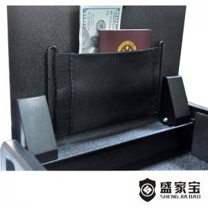 SHENGJIABAO Gun Safe Amazon Pistol Safe Box Biometric Handgun Safe SJB-SPF38