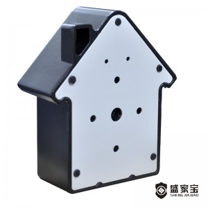SHENGJIABAO House Shape Weather Resistant Wall Mounted Combination Key Lock Box 4-Code SJB-Z135KBM4