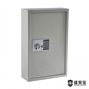 Security Cabinet Digital Keypad Lockbox for Key Document Money Black Safe Box 