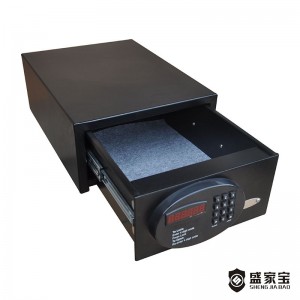 SHENGJIABAO Electronic Motorized System LCD Hotel Drawer Safe SJB-M180DD