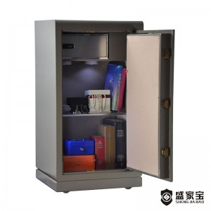 SHENGJIABAO Movable Hot Selling Big Steel Cabinet Office Cassaforte Well Protecting Valuables SJB-SL83BDH
