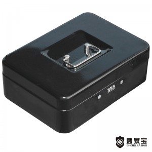China wholesale Money Box - SHENGJIABAO Popular Small Money Locker Stash Box With Combination Lock 10″ SJB-250CBM – Wansheng