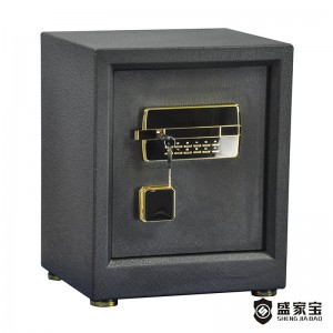 SHENGJIABAO China Electronic Security Safe Cabinet Fully Lined Carpet With Square Handle Office Use SJB-S50BCH