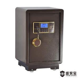 SHENGJIABAO Rotary Handling Open LCD File Safe Locker With Drawer SJB-S53BXH