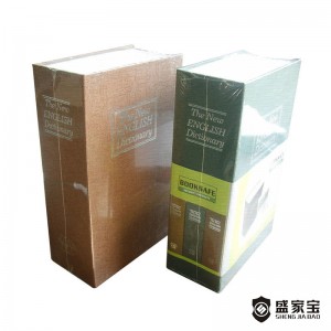 SHENGJIABAO Hot Selling China Dictionary Diversion Book Safe With Combo Lock SJB-240BSM