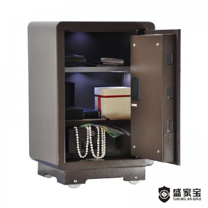 SHENGJIABAO Rotary Handling Open LCD File Safe Locker With Drawer SJB-S53BXH