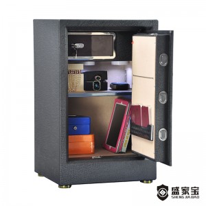 SHENGJIABAO Solid Locking Bolts File Storage Digital Office Caja Fuerte LCD Screen Safe SJB-S70BCH