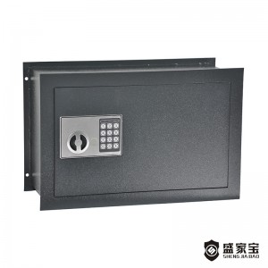 SHENGJIABAO Embedded Safe Box Model Wall Cassaforte With Laser Cutting Door Frame SJB-W49EW