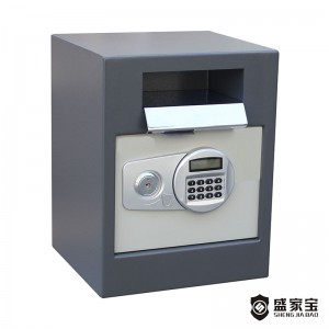 SHENGJIABAO Hot Selling Cash Drop Safe Box Digital Counting Money Box SJB-D45DP