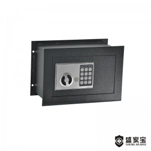 SHENGJIABAO Made In P.R.C. Flat Keyboard Electronic Wall Safe Box SJB-W18EW