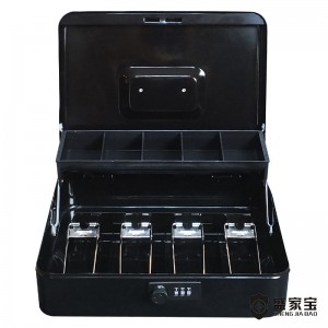 SHENGJIABAO New Model 2 Layer Combination Lock China Cash Box With Handle 12″ SJB-300CBM-E