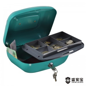 SHENGJIABAO Best Selling Retail Plastic Tray Money Stash Box 8″ SJB-200CBY