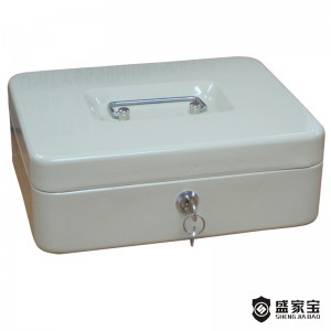 SHENGJIABAO Different Sizes Portable Cash Box Money Tray 10″ For Home and Office SJB-250CB