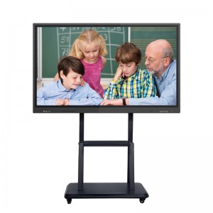 65 inch Touch screen LED 4K Smart TV Display Education Advertising Machine