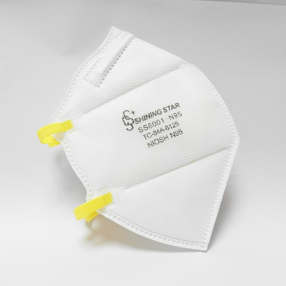 Best Price for N95 N99 Dust Mask - SS6001-N95 Disposable Particulate Respirator – Shining Star detail pictures
