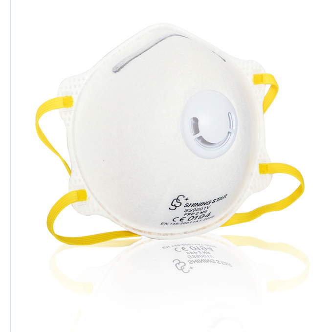 High definition Ffp1 Cup Respirator Without Valve - SS9001V-FFP2 Disposable Particulate Respirator – Shining Star detail pictures