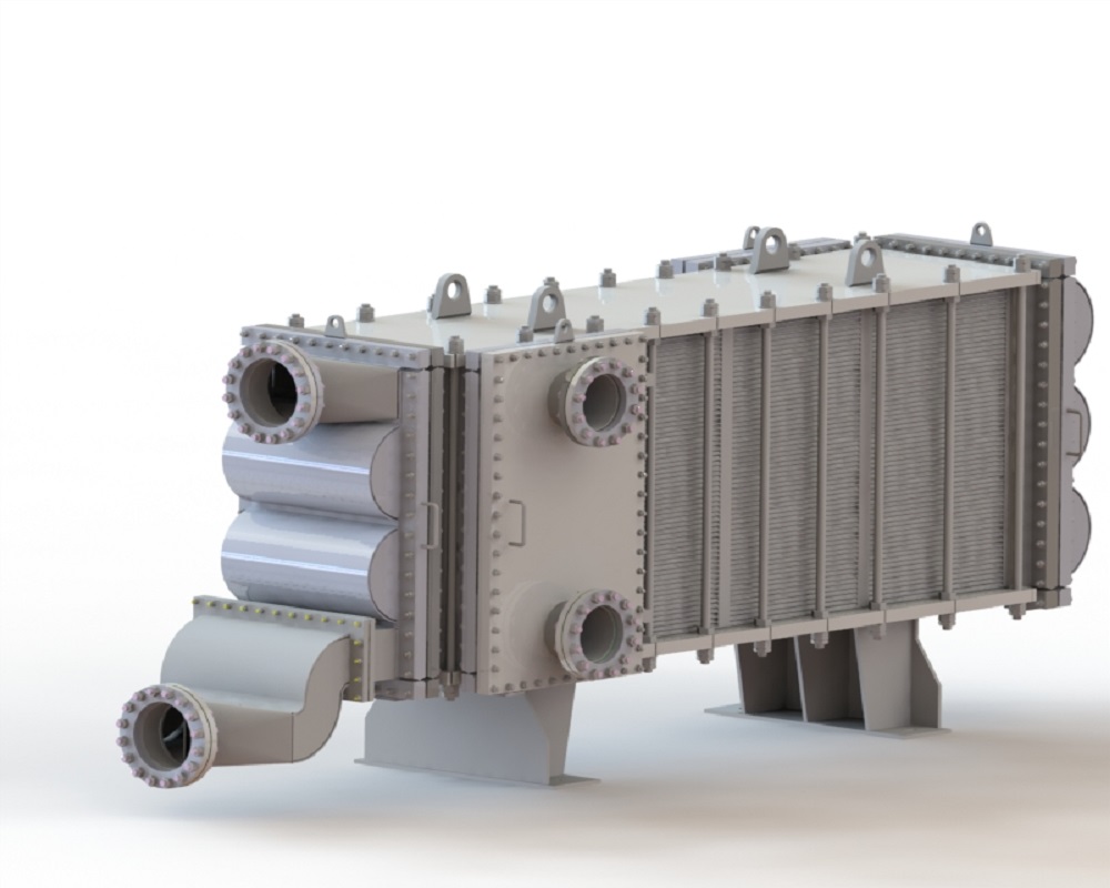 Wide Gap Welded Plate Heat Exchanger used in alumina industry Featured Image