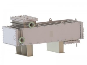 Wide gap pillow plate heat exchanger in paper plant