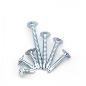good quality galvanized truss head self-drilling screw washer heads customized in 3.5 /3.9/4.2/4.8 c1022 metal 25kg/bag