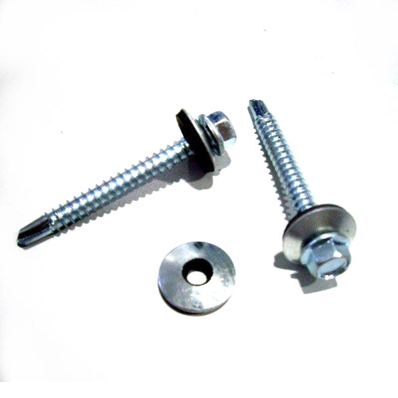 Hex washer head self drilling screw with epdm bonded washer Featured Image
