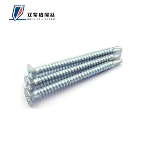 csk head self drilling screws with zinc plated carton packing fob tianjin