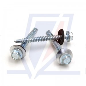 New Arrival China C1022 Galvanized Roofing Screw Hex Washer Head Screw With