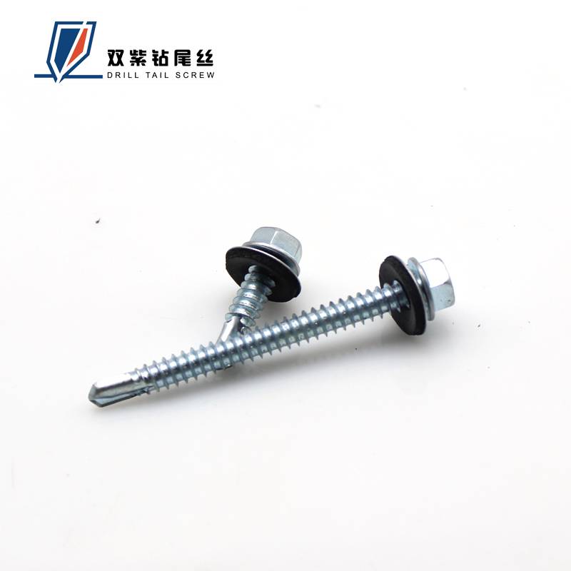 High Quality for Square Wafer Head Self Drilling Screw - Din7504k hex washer head self drilling screw – Shuangzi