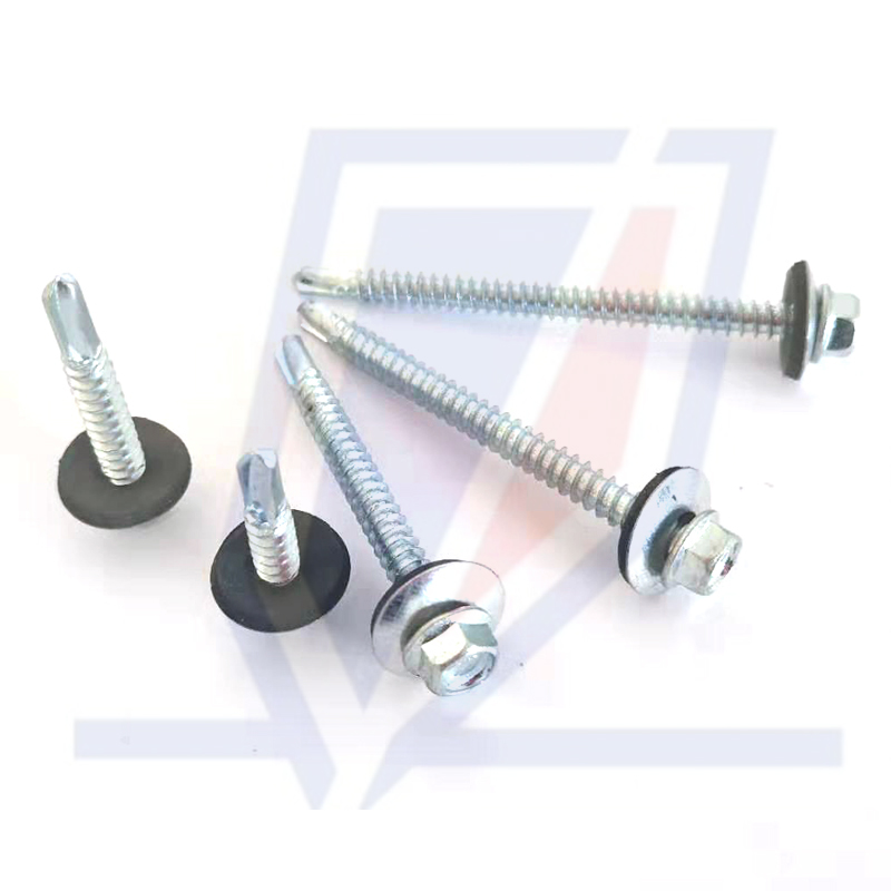 Good Quality Custom Brass Screws - Hex head self drilling screws – Shuangzi
