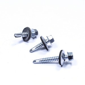 hexagoanl self drilling screws with epdm bonded washer