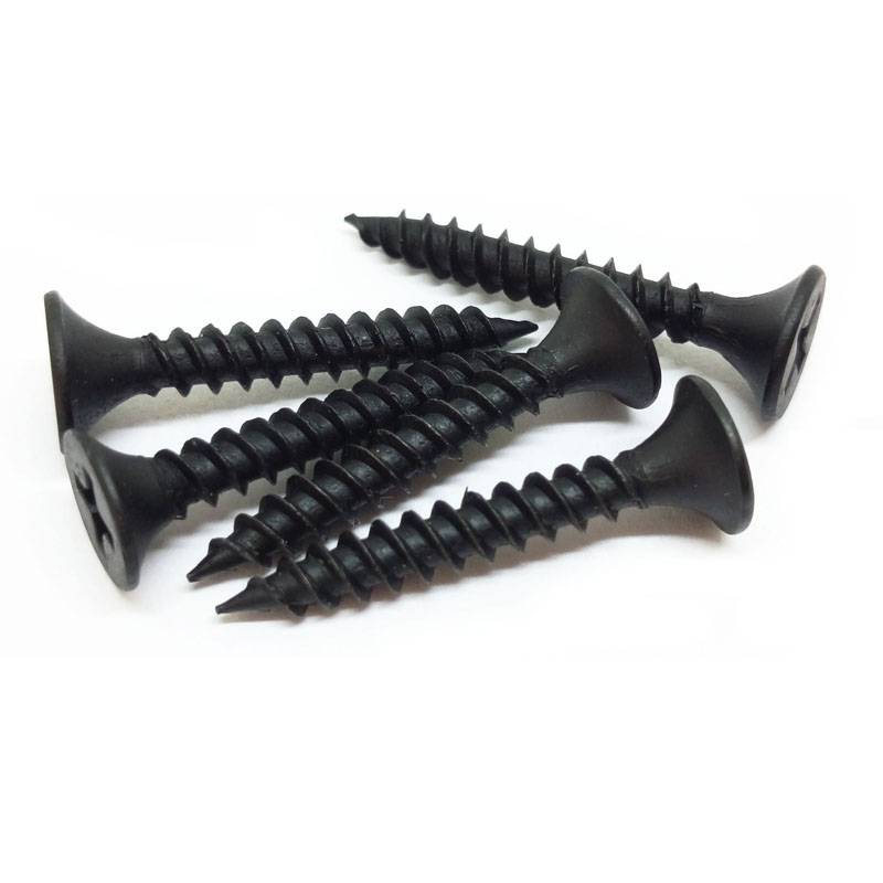 Black drywall screw for plastic board or wood Featured Image