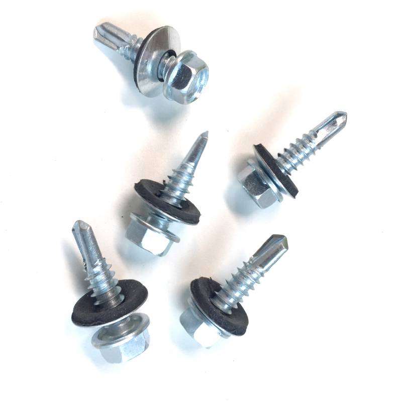 Pan Head Self Drilling Screws (Ø x L) 4,2 x 19 mm Steel Galvanized - EPDM  Disc DIN7504 M