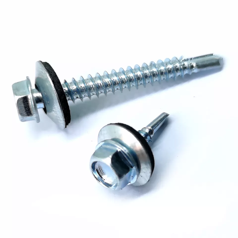 Washer Self-Drilling Tek #3 Point Galvanized Hex Head Self Drilling Screw Taiwan Featured Image