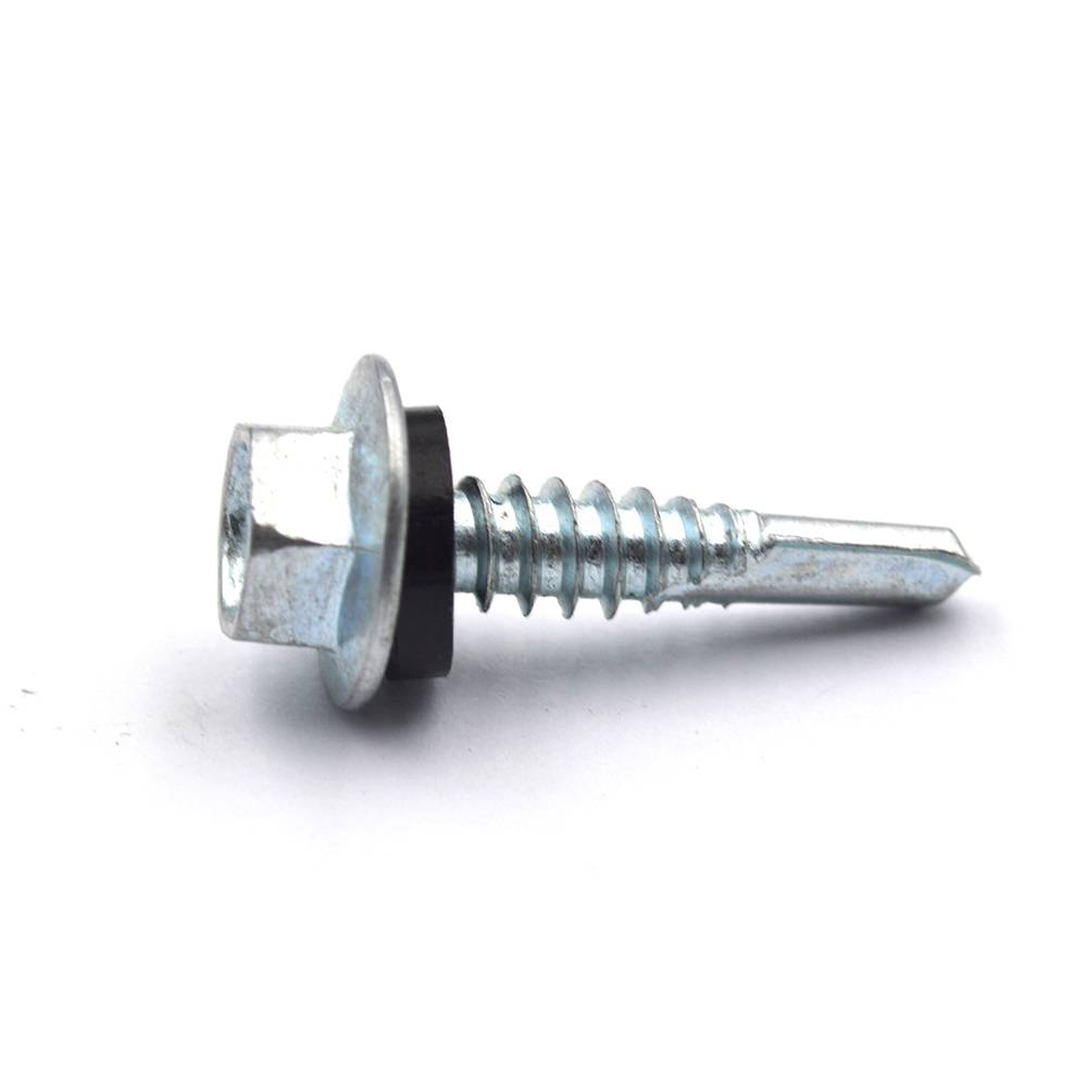 Reasonable price Hex Flange Head Self Drilling Screw With Epdm Washer Roofing Metal Screw Featured Image